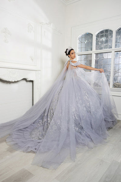 May Queen LK284 - Strapless Beaded Corset Ballgown Quinceanera Dresses