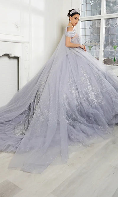 May Queen LK284 - Strapless Beaded Corset Ballgown Quinceanera Dresses