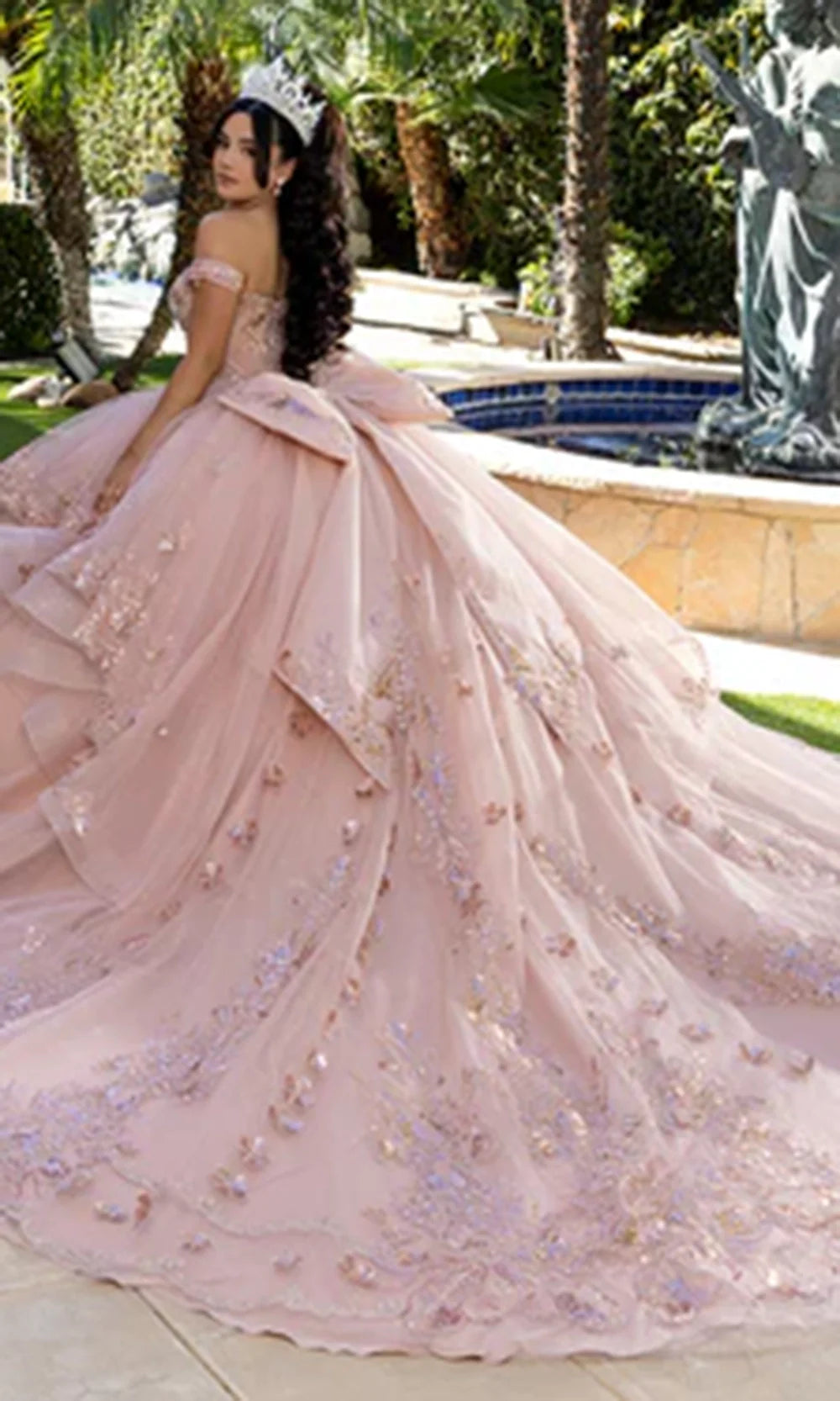May Queen LK293 - Sweetheart Neck Oversized Bow Ballgown