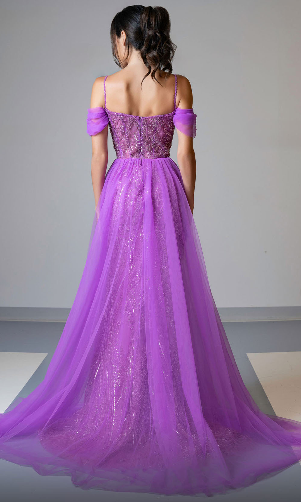 MNM COUTURE M1047 - Straight Neckline Evening Gown Mother of the Bride Dresses