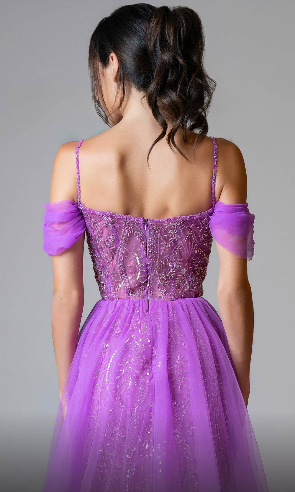 MNM COUTURE M1047 - Straight Neckline Evening Gown Mother of the Bride Dresses