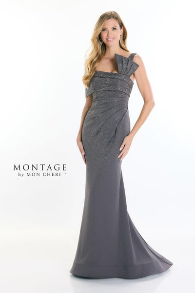 Montage by Mon Cheri M2214 - Beaded Trumpet Dress