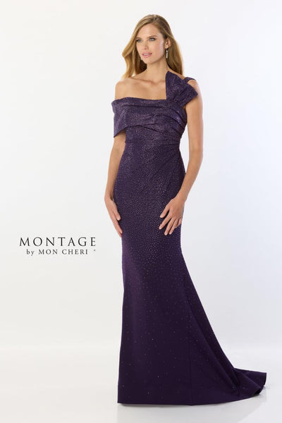 Montage by Mon Cheri M2214 - Beaded Trumpet Dress