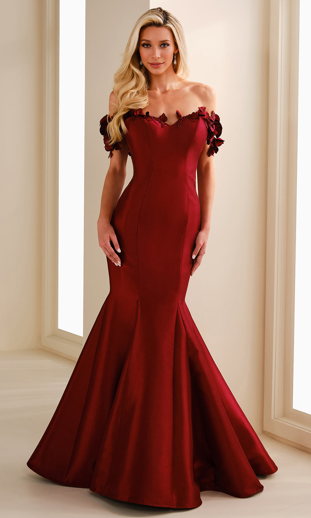 Montage by Mon Cheri M3101 - Mermaid Skirt Sweetheart 3D Floral Gown Mother of the Bride Dresses