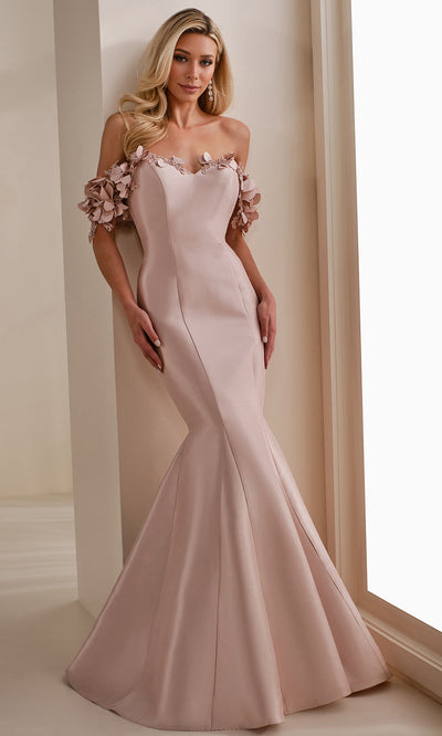 Montage by Mon Cheri M3101 - Mermaid Skirt Sweetheart 3D Floral Gown Mother of the Bride Dresses