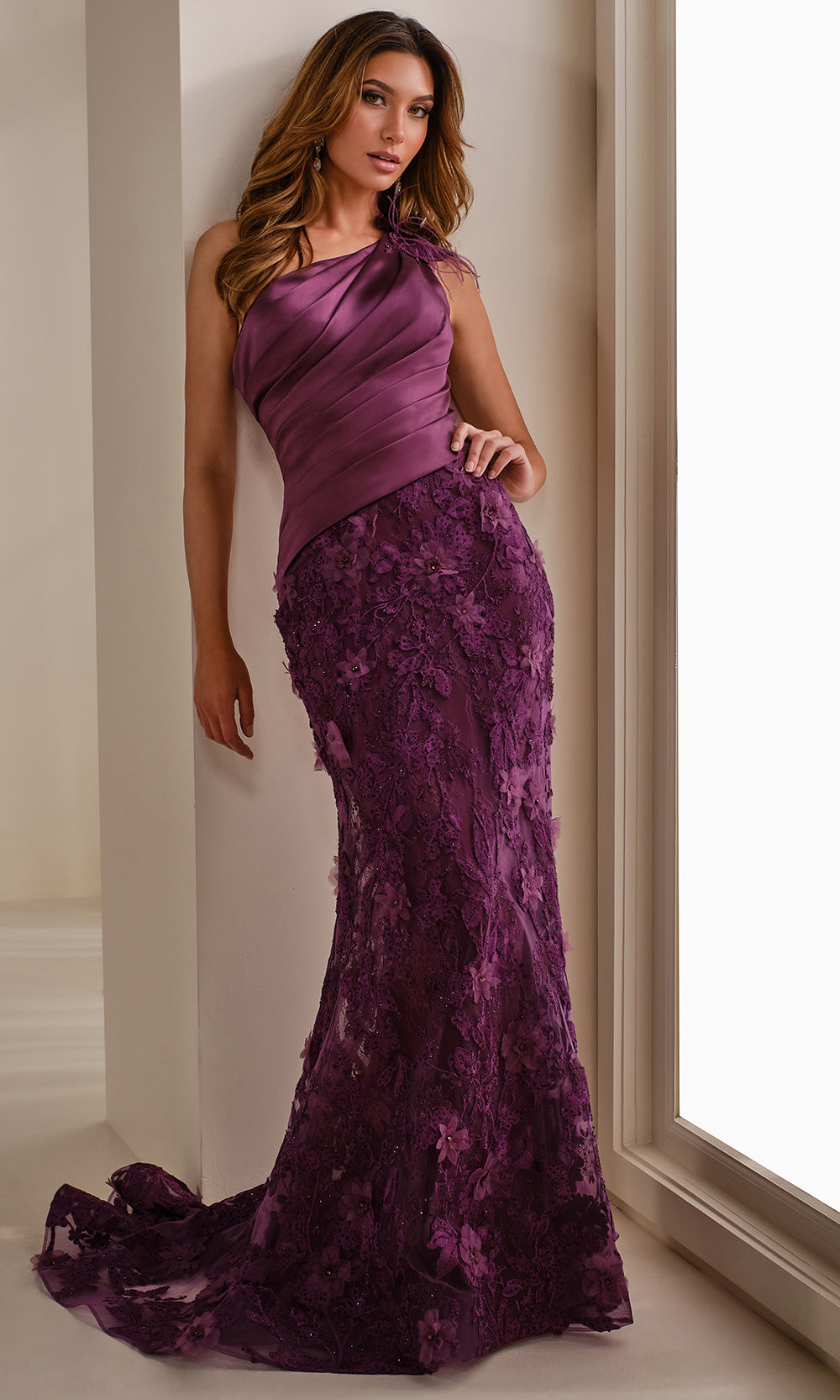 Montage by Mon Cheri M3102 - One Shoulder Gown