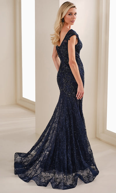 Montage by Mon Cheri M3109 - Cap Sleeve Mermaid Lace Gown Mother of the Bride Dresses