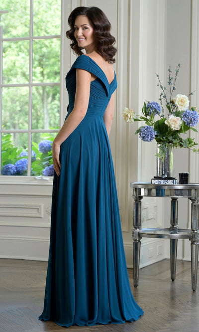 Marsoni by Colors M333 - Wrap Bodice A-Line Formal Gown Formal Gowns
