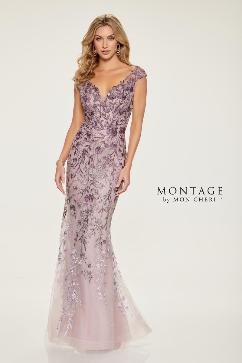 Montage by Mon Cheri M522 - Embroidered Gown