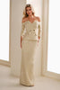 Montage by Mon Cheri M849 - Off-Shoulder Top with Pants and Skirt