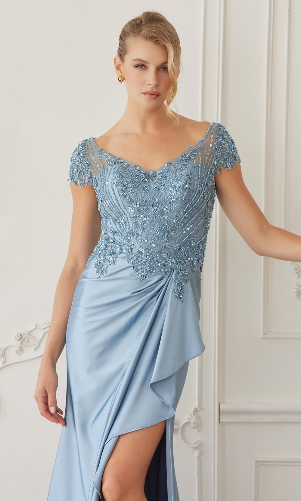 Nox Anabel MD155 - Cap Sleeve Formal Dress Mother of the Bride Dresses