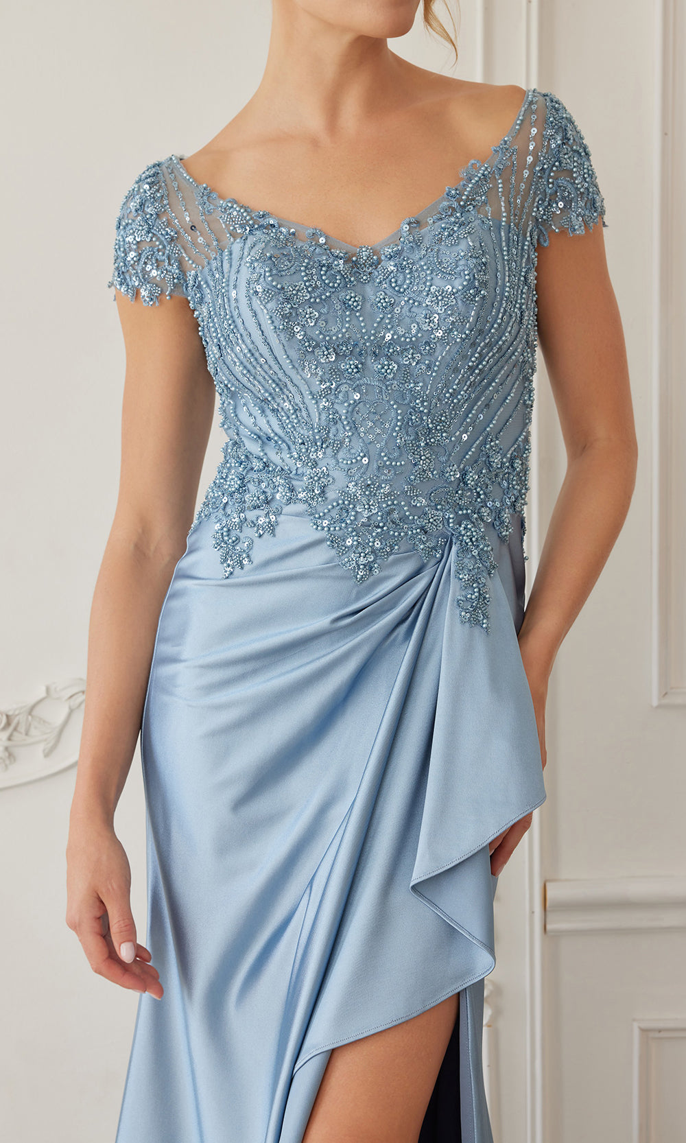 Nox Anabel MD155 - Cap Sleeve Formal Dress Mother of the Bride Dresses