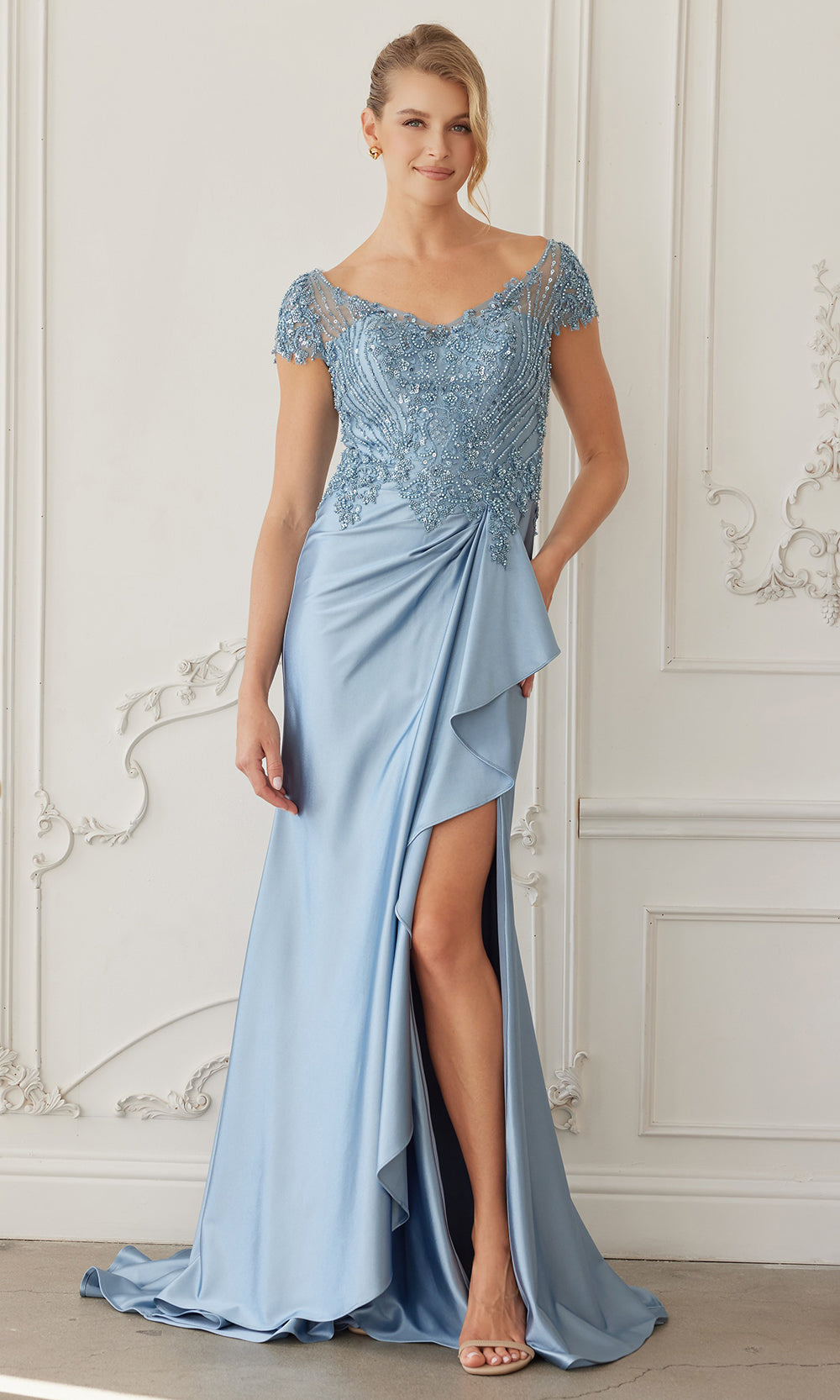 Nox Anabel MD155 - Cap Sleeve Formal Dress Mother of the Bride Dresses