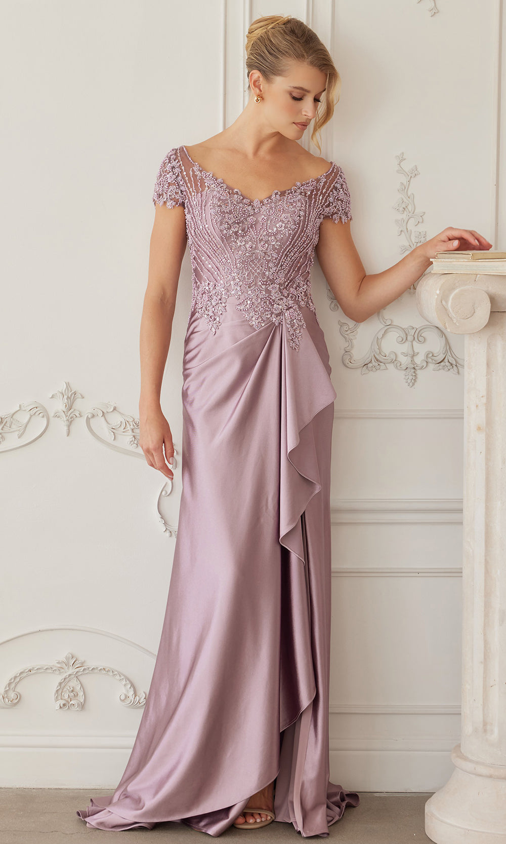 Nox Anabel MD155 - Cap Sleeve Formal Dress Mother of the Bride Dresses