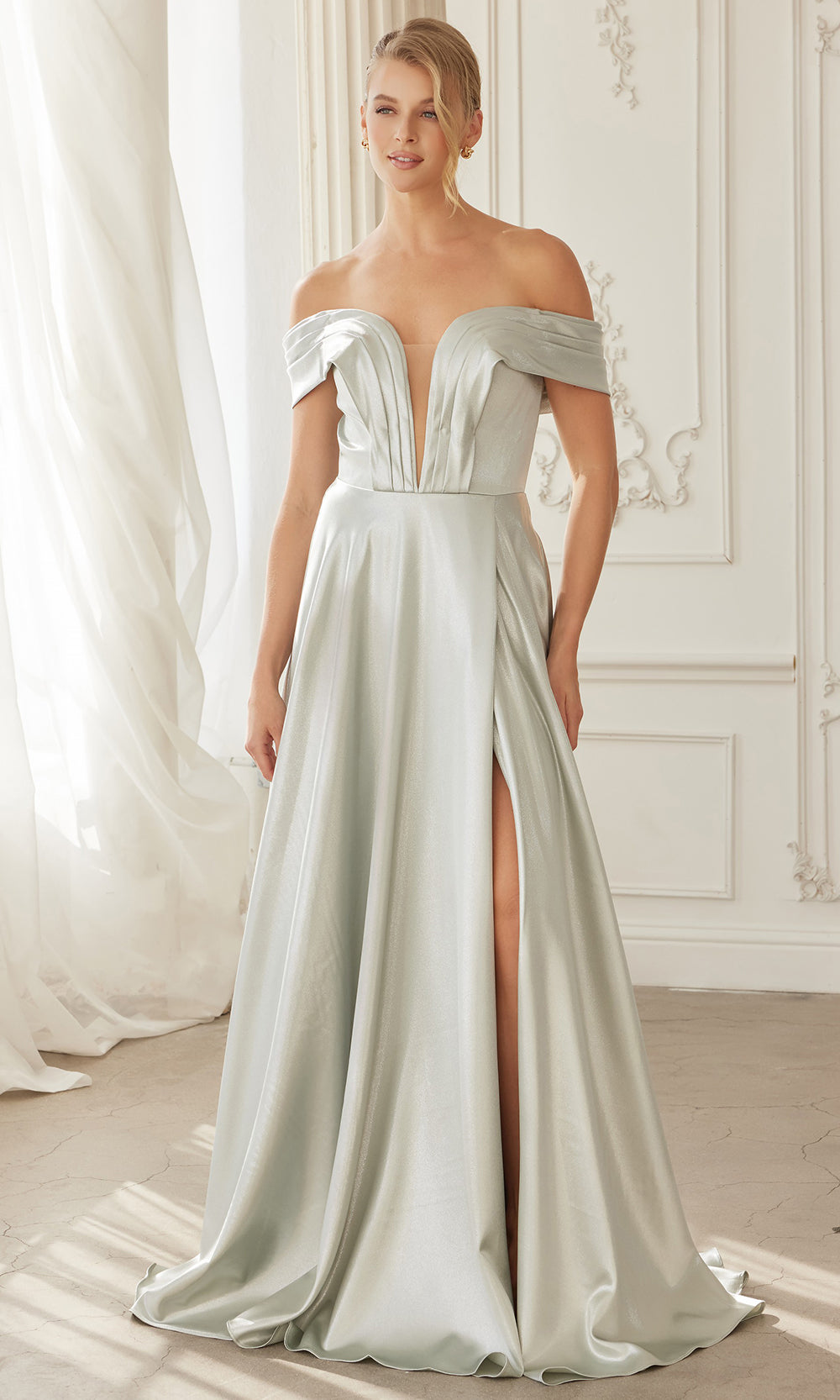 Nox Anabel ME150 - Deep V Formal A Line Dress Prom Dresses