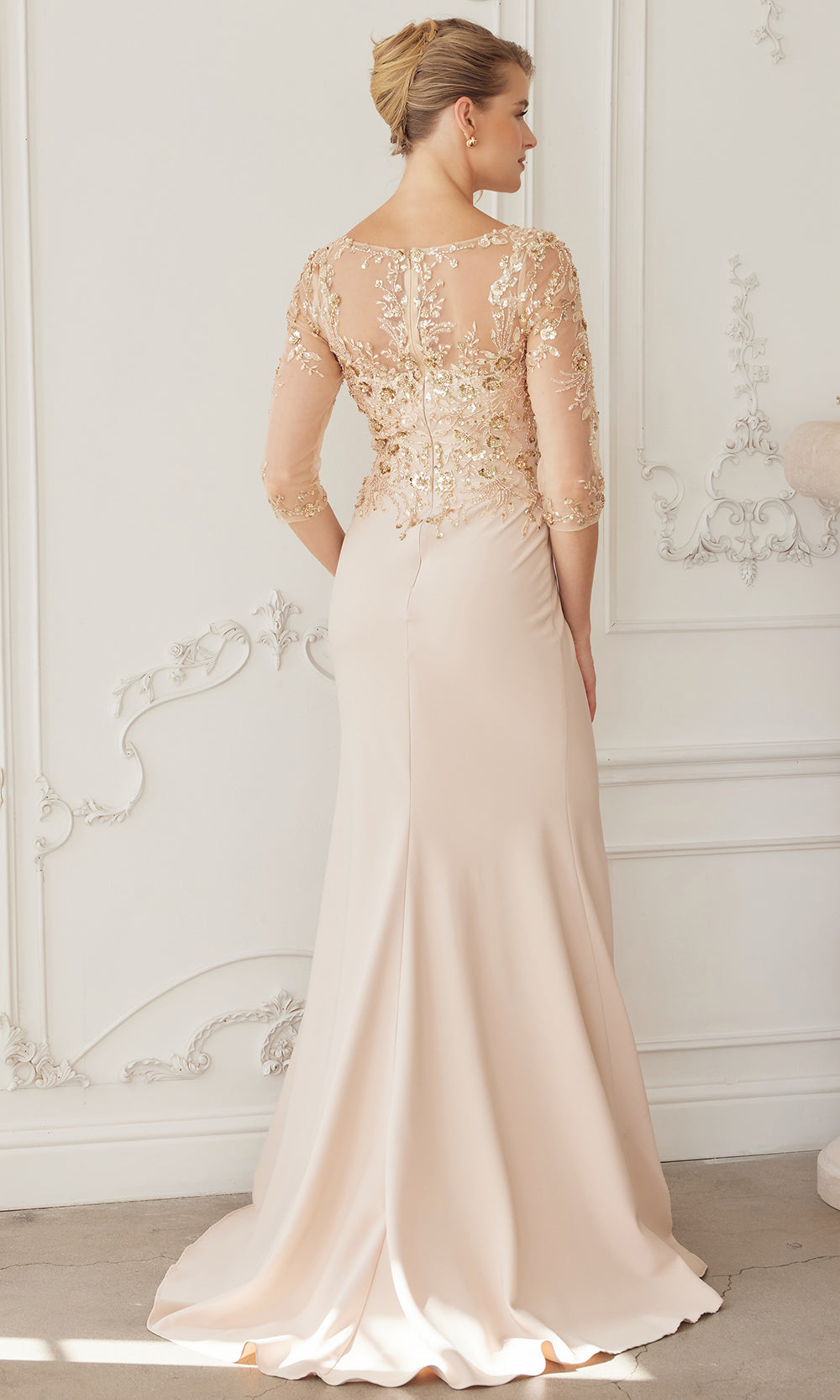 Nox Anabel MH159 - Sheer Sleeve Formal Dress Formal Gowns