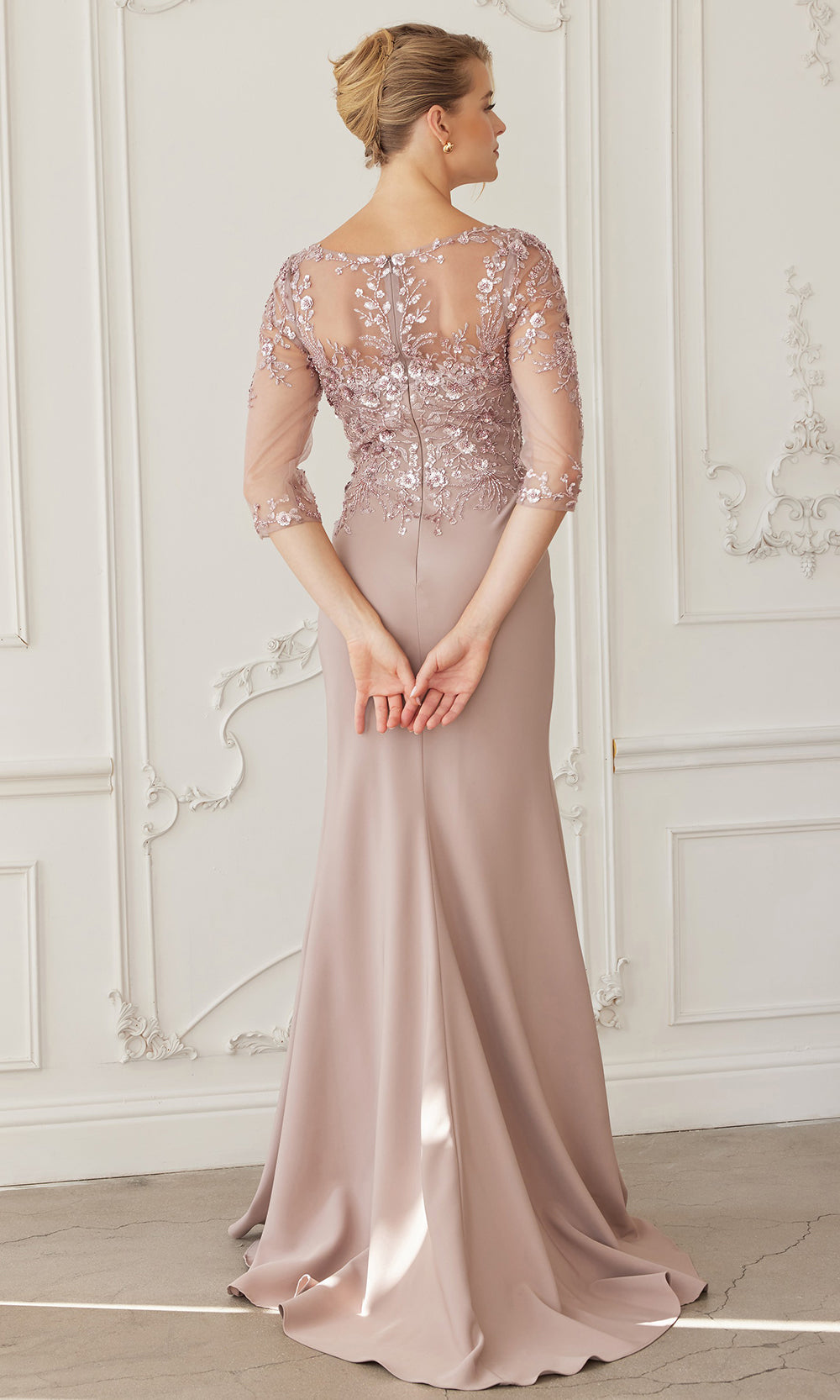 Nox Anabel MH159 - Sheer Sleeve Formal Dress Formal Gowns