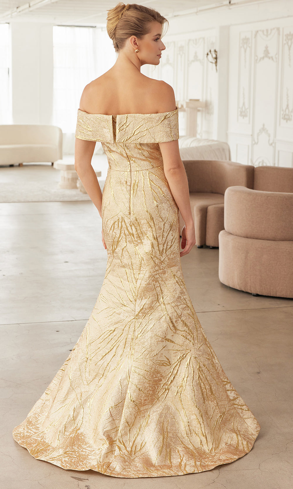 Nox Anabel MJ144 - Structured Off Shoulder Formal Dress Formal Gowns