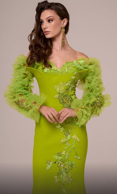 MNM Couture F02891 - Sweetheart Embroidered Evening Gown Evening Gown
