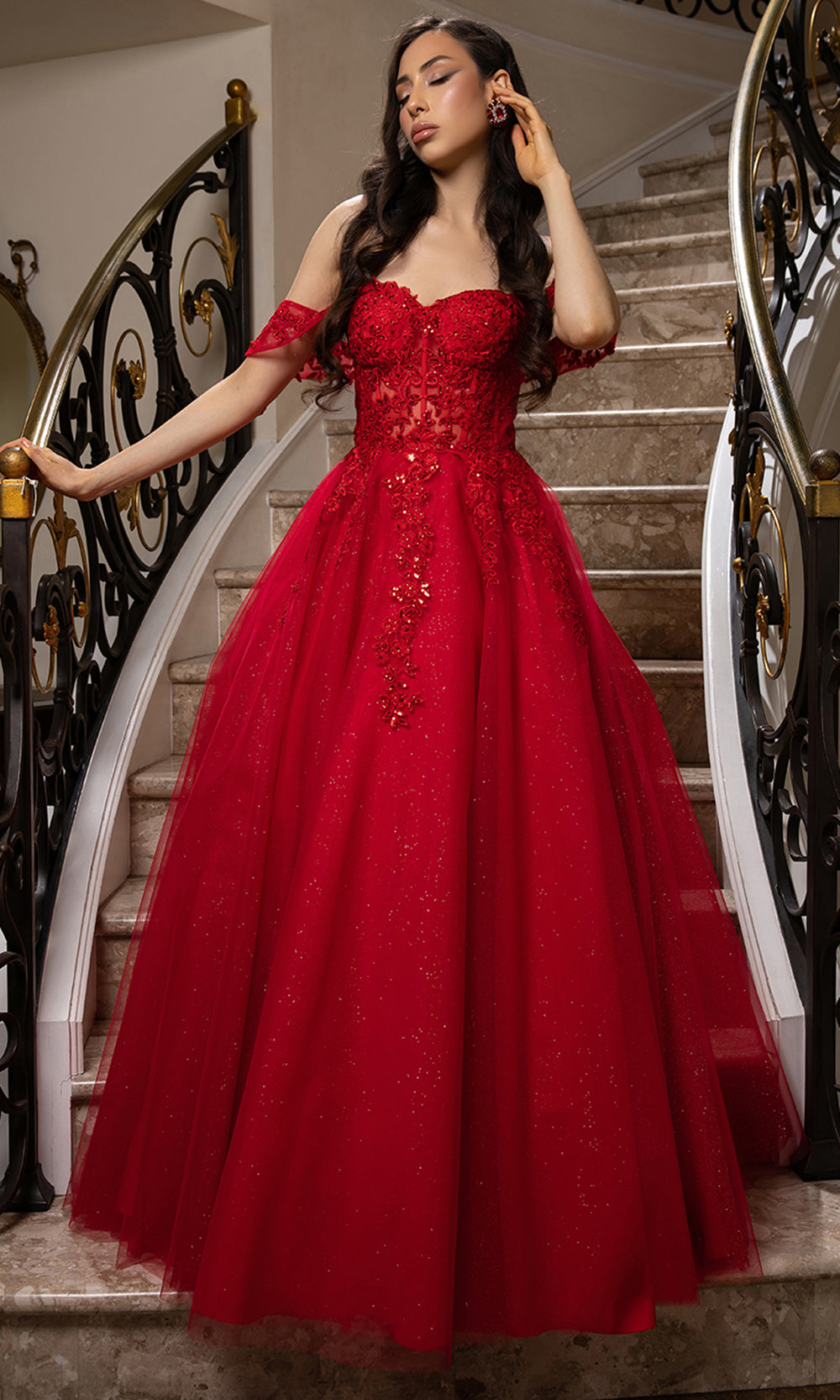 May Queen MQ2176 - Sweetheart A-Line Evening Gown Prom Dresses