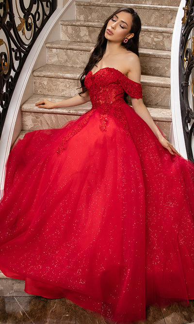 May Queen MQ2176 - Sweetheart A-Line Evening Gown Prom Dresses