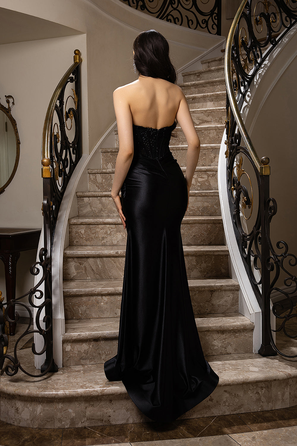 May Queen MQ2186 - Sweetheart Pleated Bodice Evening Gown Prom Dresses