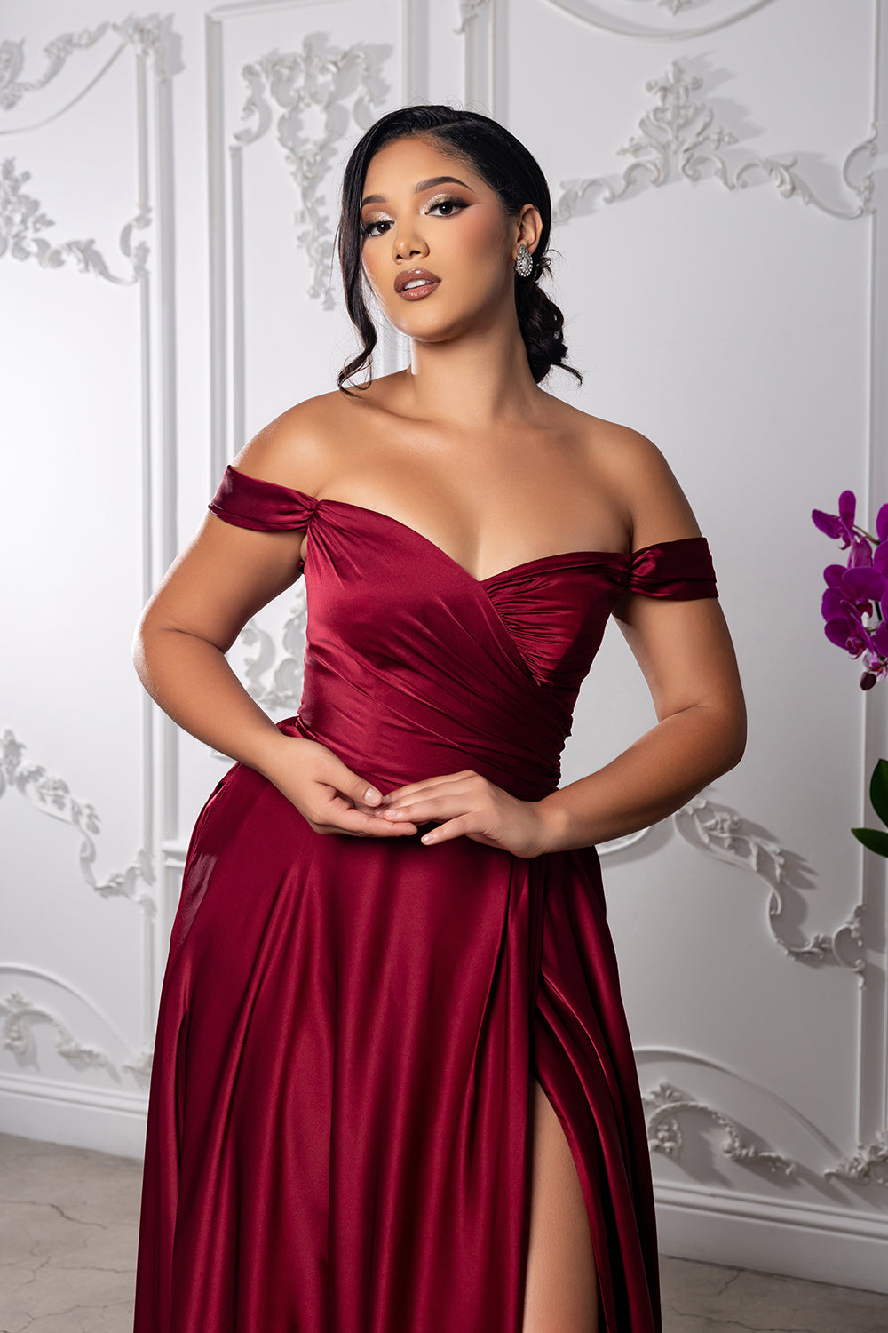 May Queen MQ2187 - Ruched Bodice Sweetheart Formal Gown