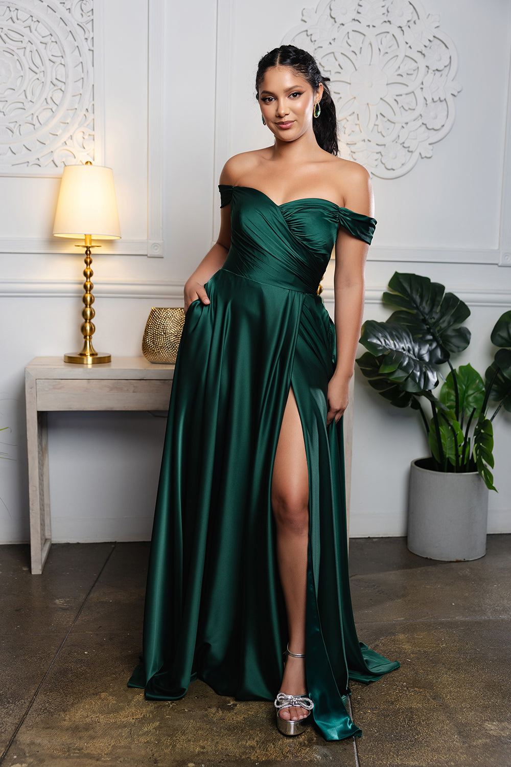 May Queen MQ2187 - Ruched Bodice Sweetheart Formal Gown