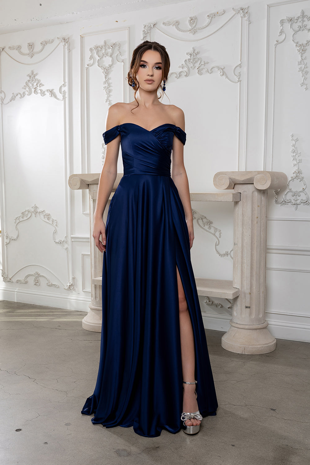 May Queen MQ2187 - Off Shoulder Gown