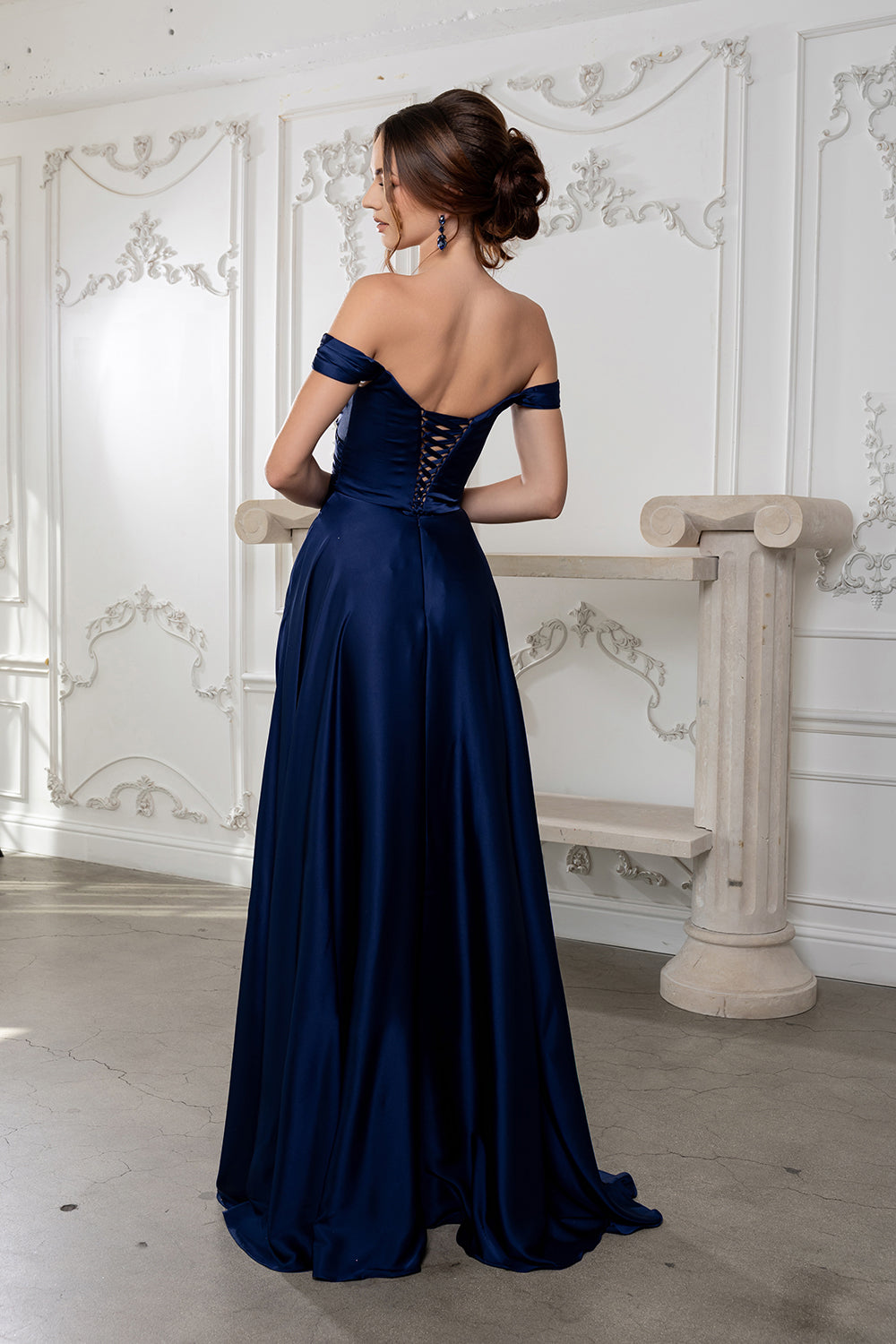 May Queen MQ2187 - Off Shoulder Gown