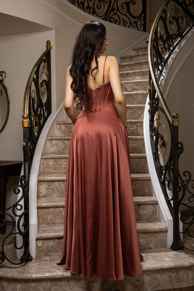 May Queen MQ2188 - Sleeveless Sweetheart Corset Gown Prom Dresses