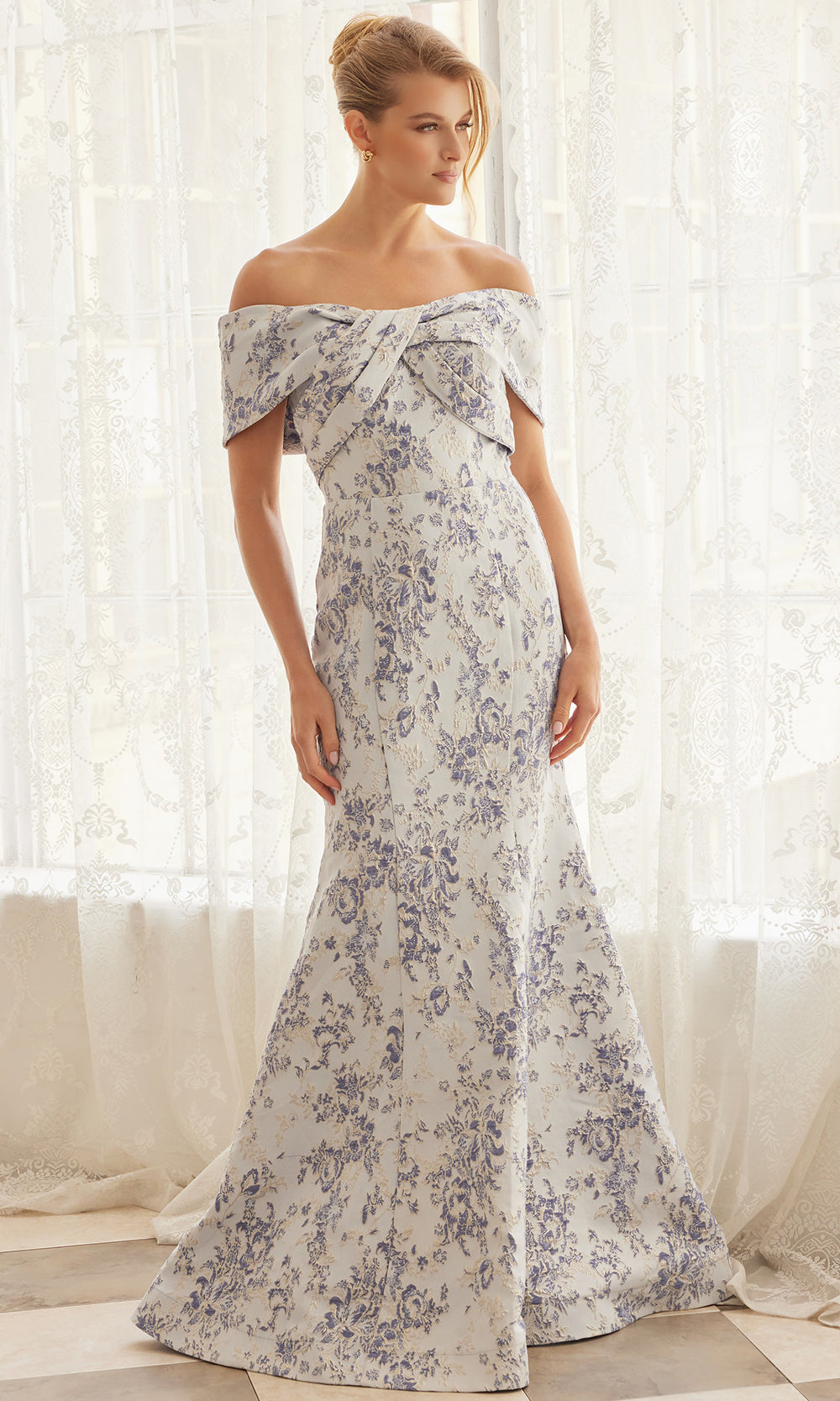 Nox Anabel MT154 - Fitted Off Shoulder Formal Dress Formal Gowns