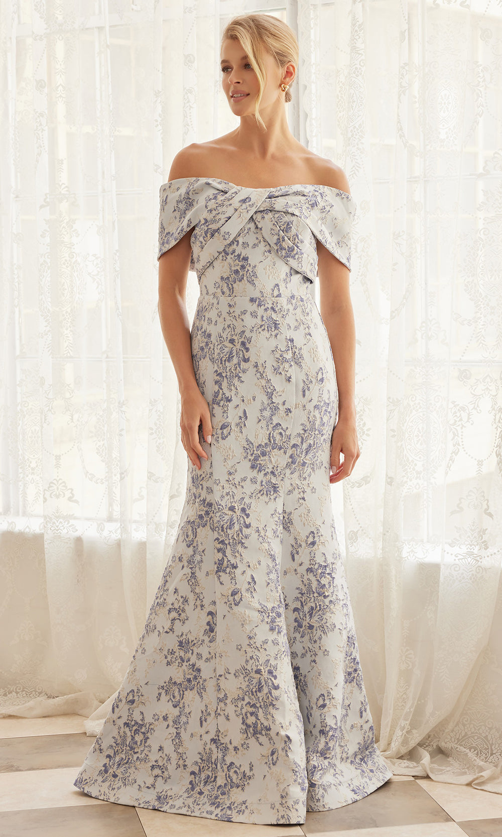 Nox Anabel MT154 - Fitted Off Shoulder Formal Dress Formal Gowns