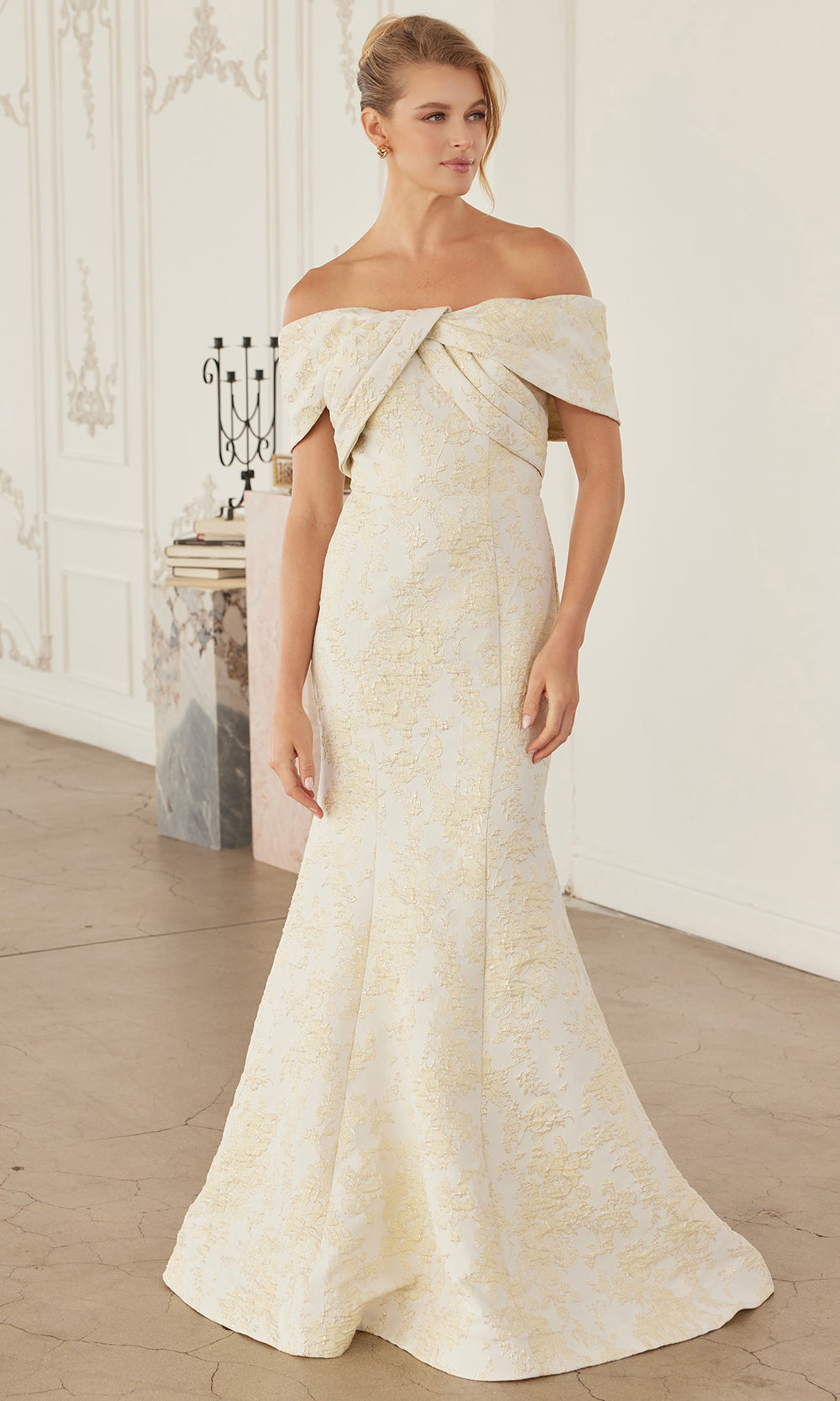 Nox Anabel MT154 - Fitted Off Shoulder Formal Dress Formal Gowns