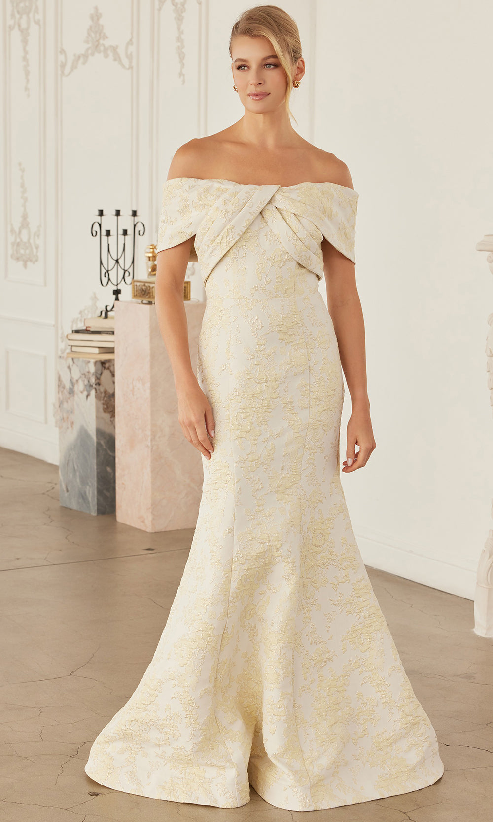 Nox Anabel MT154 - Fitted Off Shoulder Formal Dress Formal Gowns
