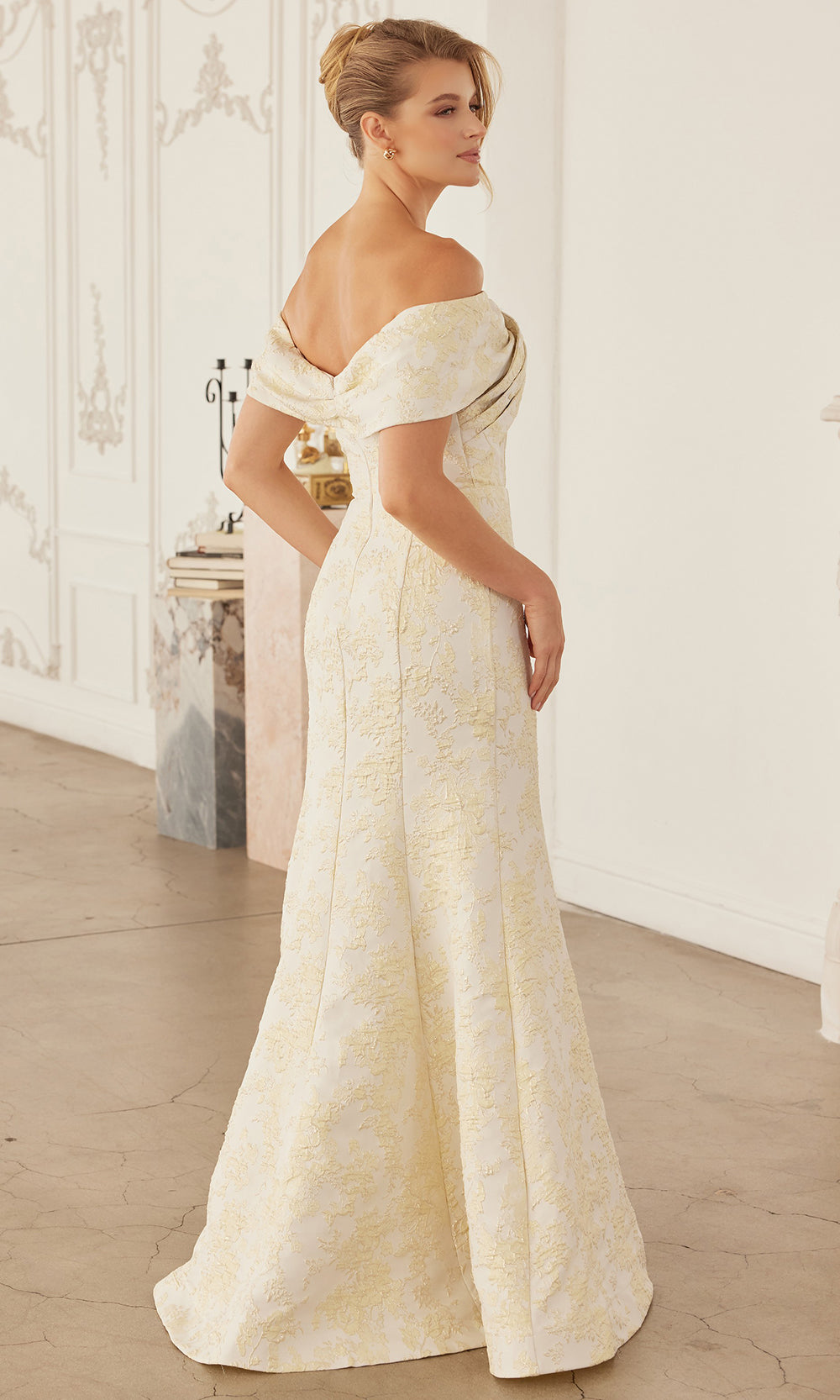 Nox Anabel MT154 - Fitted Off Shoulder Formal Dress Formal Gowns