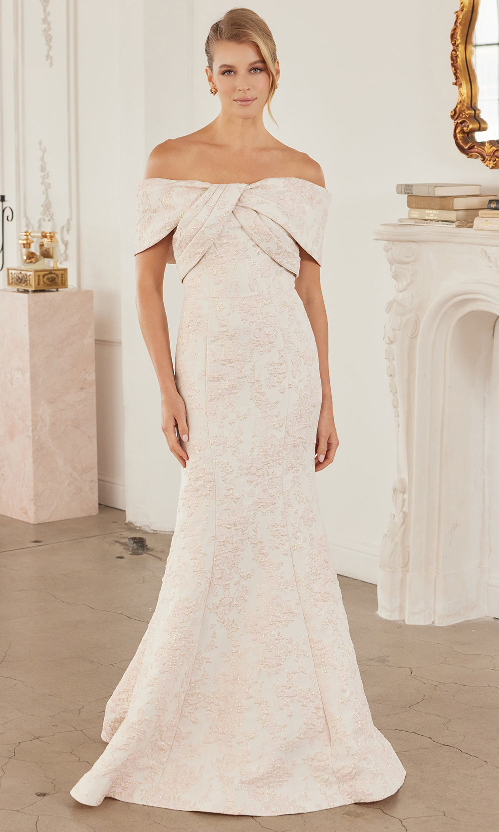 Nox Anabel MT154 - Fitted Off Shoulder Formal Dress Formal Gowns