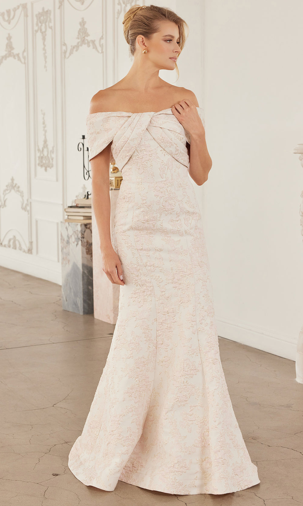 Nox Anabel MT154 - Fitted Off Shoulder Formal Dress Formal Gowns