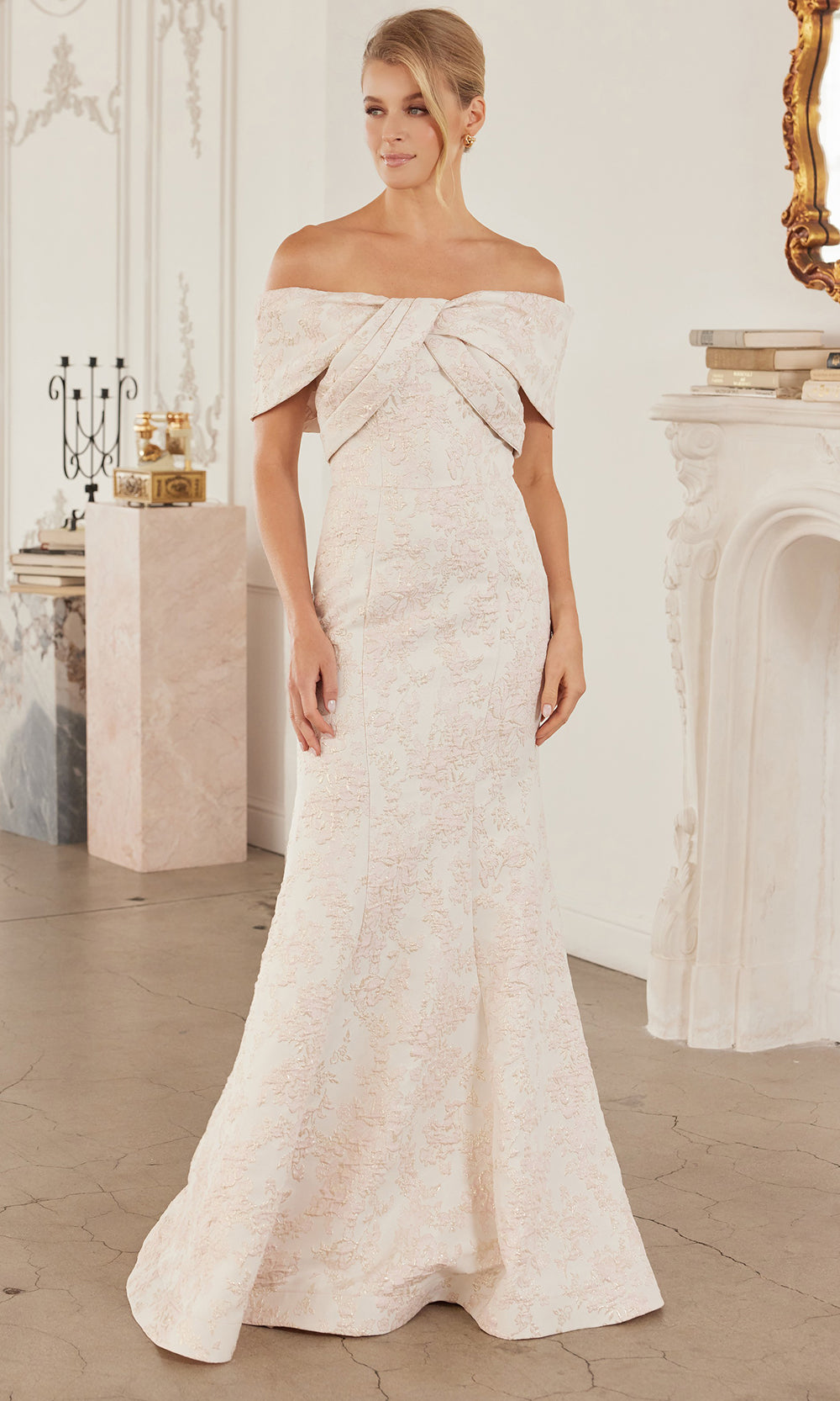 Nox Anabel MT154 - Fitted Off Shoulder Formal Dress Formal Gowns