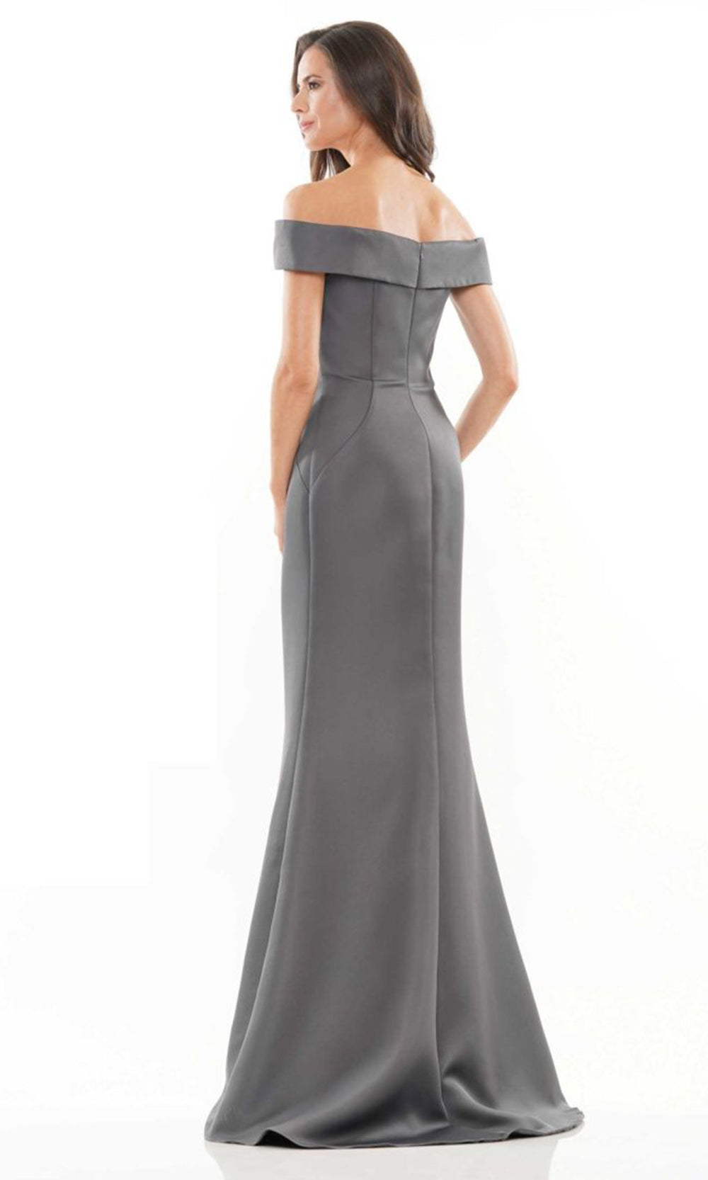 Marsoni by Colors MV1003-1 - Sweetheart Long Gown with Applique Waist Formal Gowns