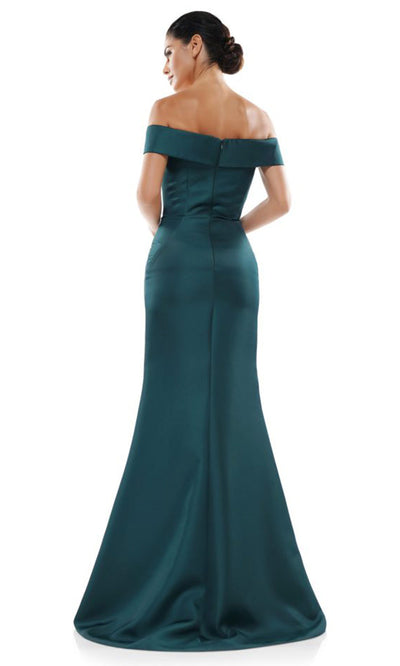 Marsoni by Colors MV1003-1 - Sweetheart Long Gown with Applique Waist Formal Gowns