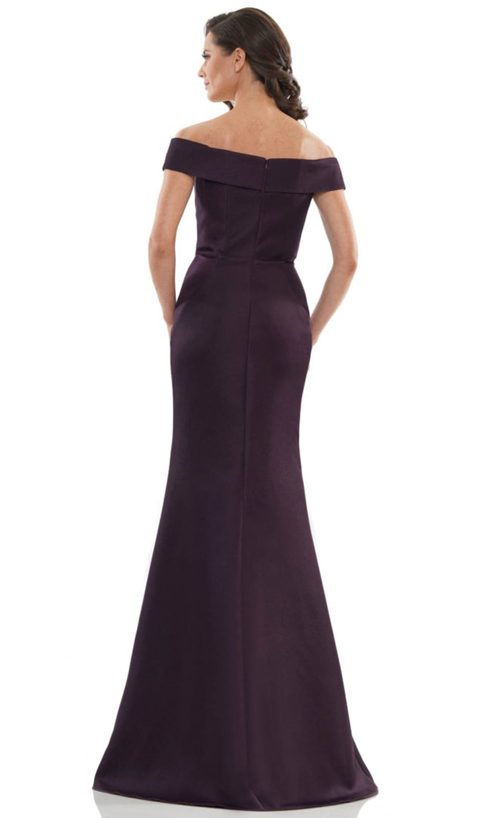 Marsoni by Colors MV1003-1 - Sweetheart Long Gown with Applique Waist Formal Gowns