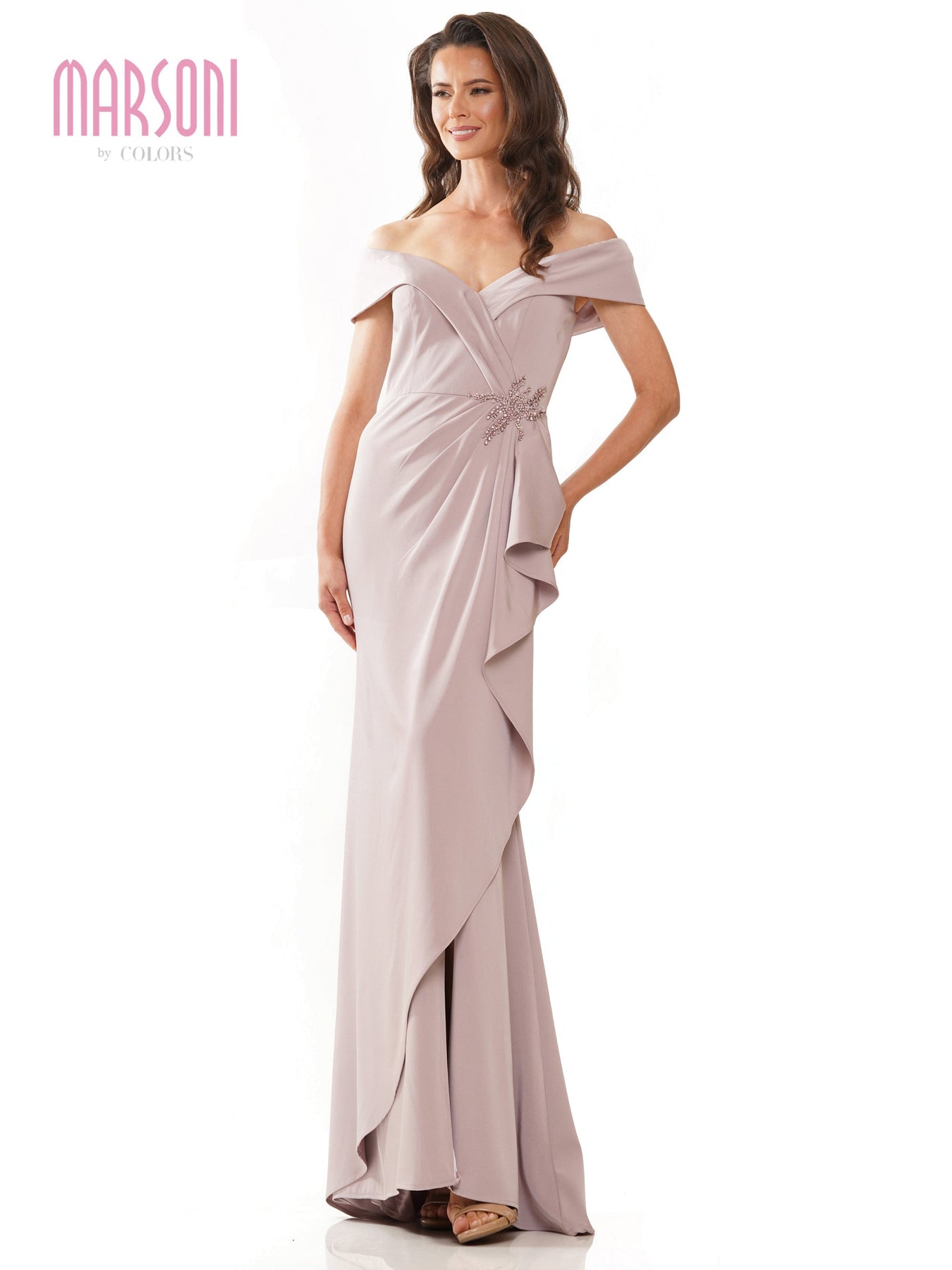 Marsoni by Colors MV1180 - Off Shoulder Gown