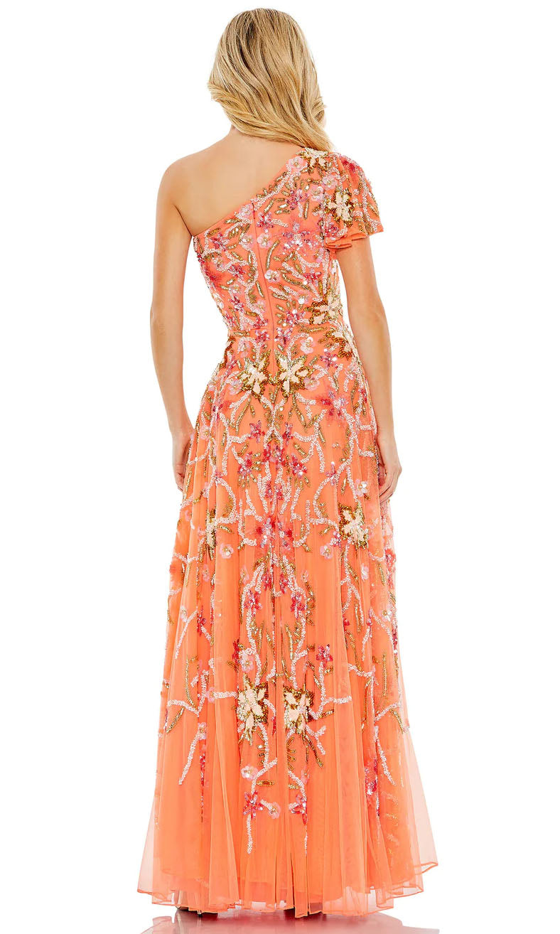 Mac Duggal 5617 - Sleeveless Sheer Lace Dress