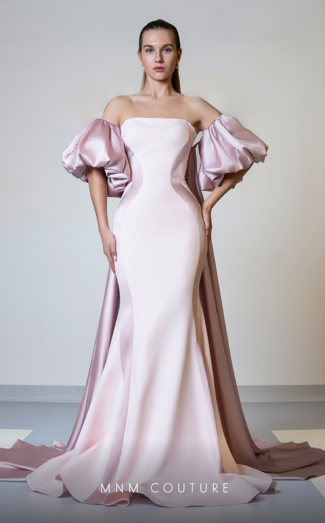 MNM COUTURE N0526A - Off Shoulder Gown