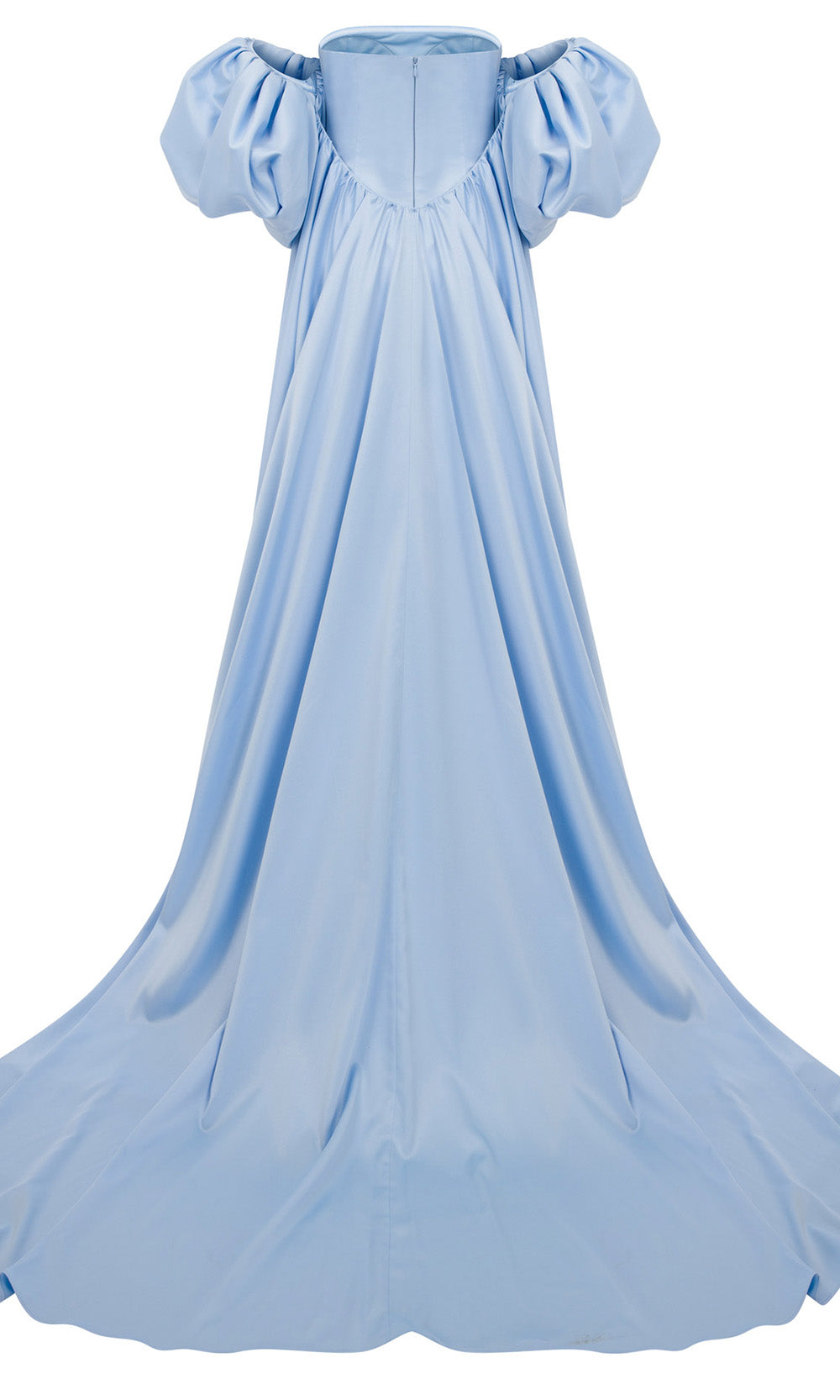 MNM Couture N0598 - Straight Neckline Satin Evening Gown Evening Dresses