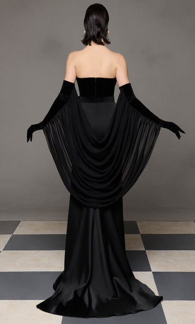MNM Couture N0634 - Plunging Sweetheart Belted Prom Gown Evening Dresses