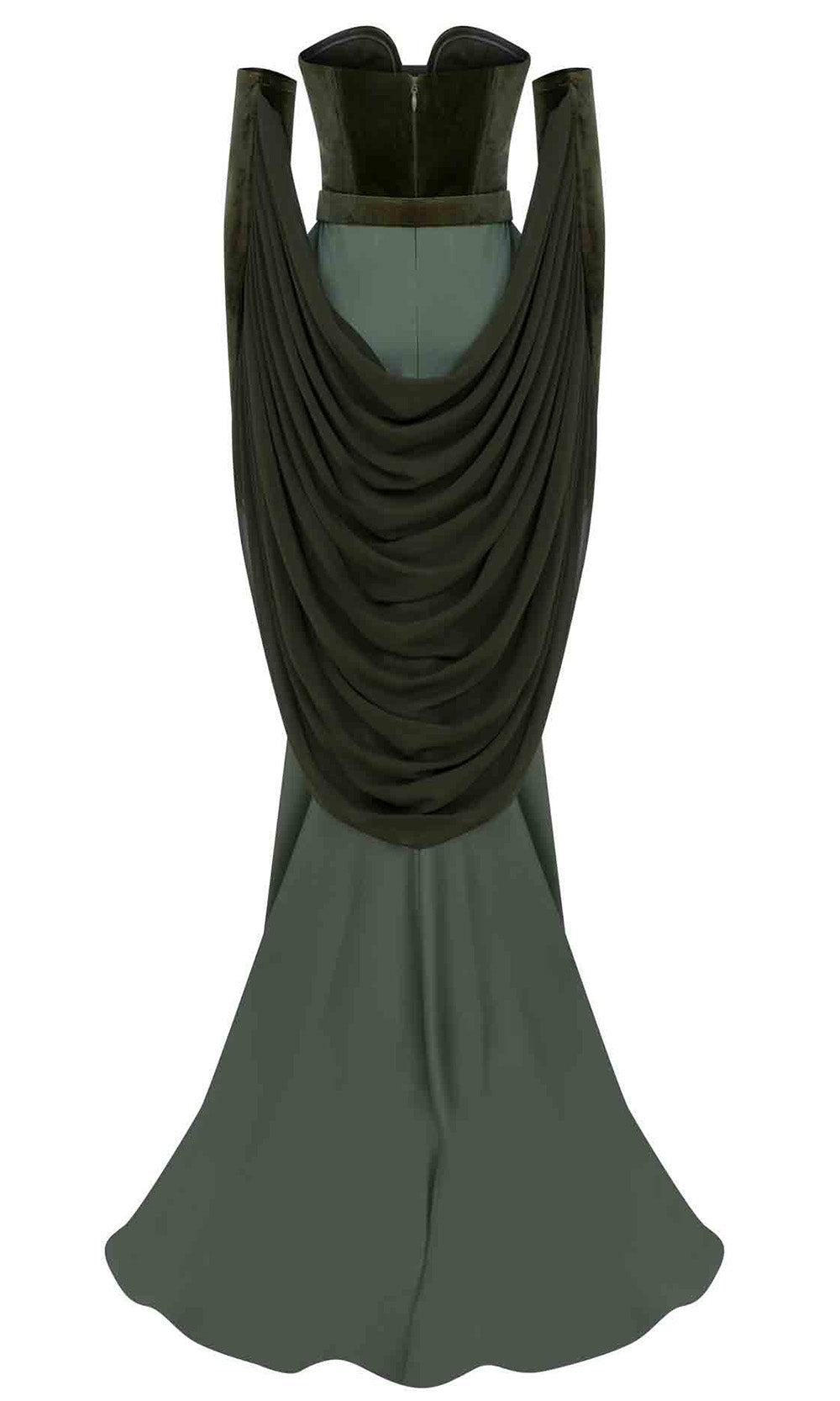 MNM Couture N0634 - Plunging Sweetheart Belted Prom Gown Evening Dresses