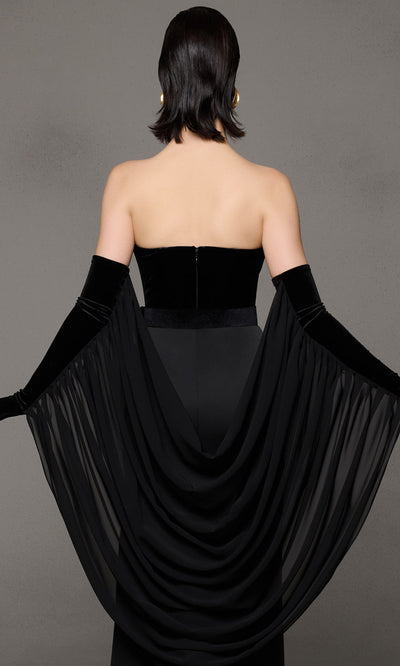 MNM Couture N0634 - Plunging Sweetheart Belted Prom Gown Evening Dresses