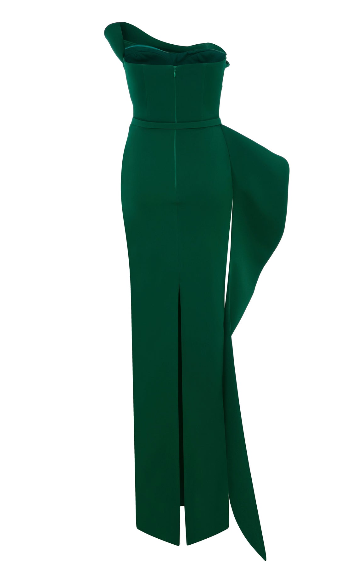 MNM Couture N0647 - Layered Bodice Belted Formal Gown
